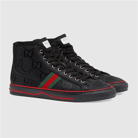 gucci sneakers for men hightops black g|Gucci ultrapace sneakers.